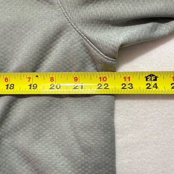 Under Armour Men's Pullover Loose Fit Gray Hoodie Sweatshirt Size L Drawstring - Picture 11 of 12